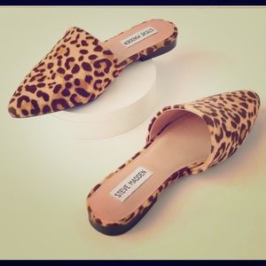 Steve Madden Leopard Mules